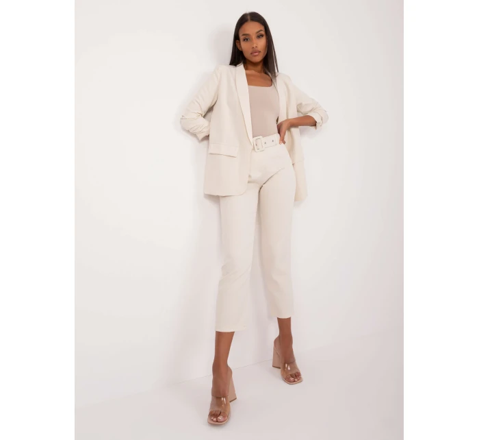 Spodnie TW SP BI jasny beżowy model 20143392 - FPrice Spodnie TW SP BI jasny beżowy model 20143392 - FPrice