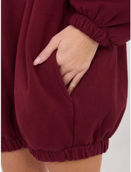 Mikina WT BL A1461.70 burgundy