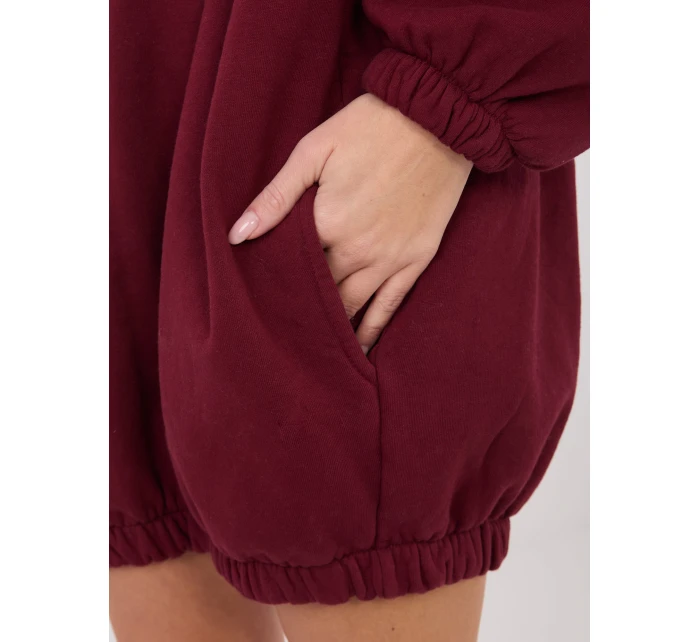 Mikina WT BL A1461.70 burgundy