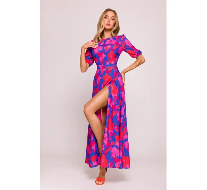 model 21136092 Maxi šaty s otevřenými zády model 2 - Moe model 21136092 Maxi šaty s otevřenými zády model 2 - Moe