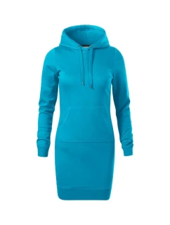 Snap šaty dámské tyrkysová