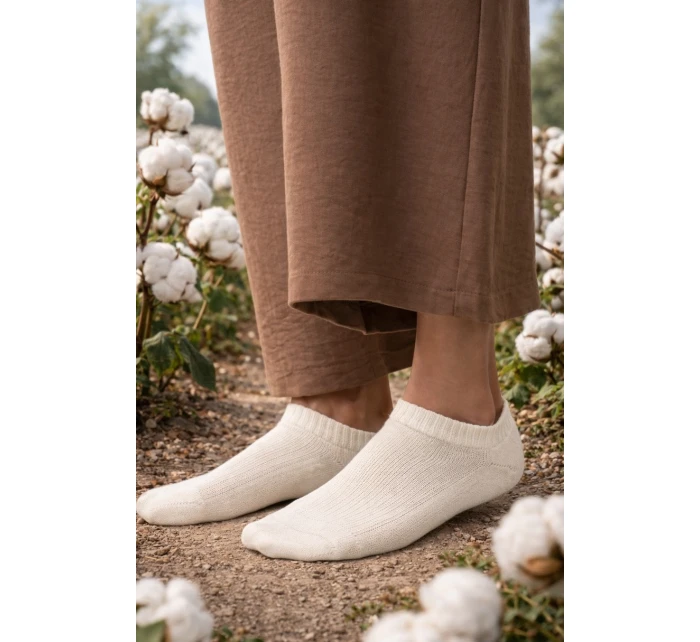 Prírodné nohy 100% bavlnené froté 198