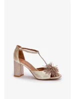 Sandále na podpätku model 212584 Krok vo veľkom štýle