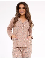 Smile 4 3XL5XL dámské rozepínací pyžamo model 21750838 - Cornette