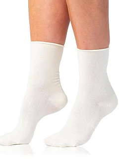 Dámske vlnené ponožky SOFT WOOL SOCKS – BELLINDA – smotanová