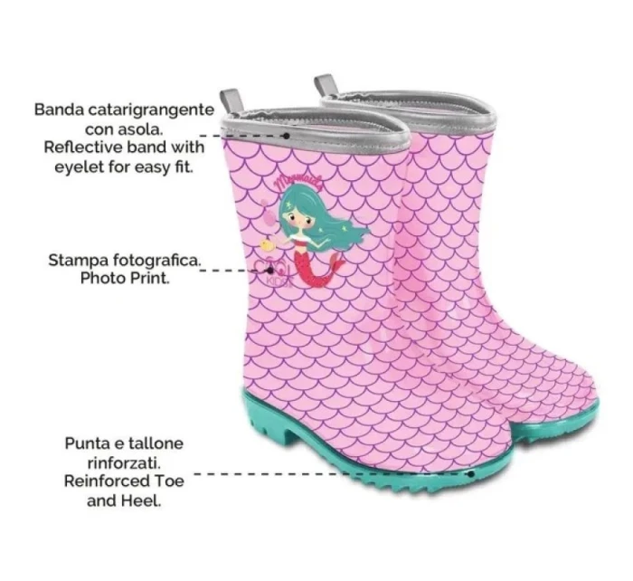 Dětské dívčí návleky do deště model 21733856 - Perletti