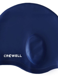 Plavecká čepice Crowell Ear Bora tmavě modrá barva.3