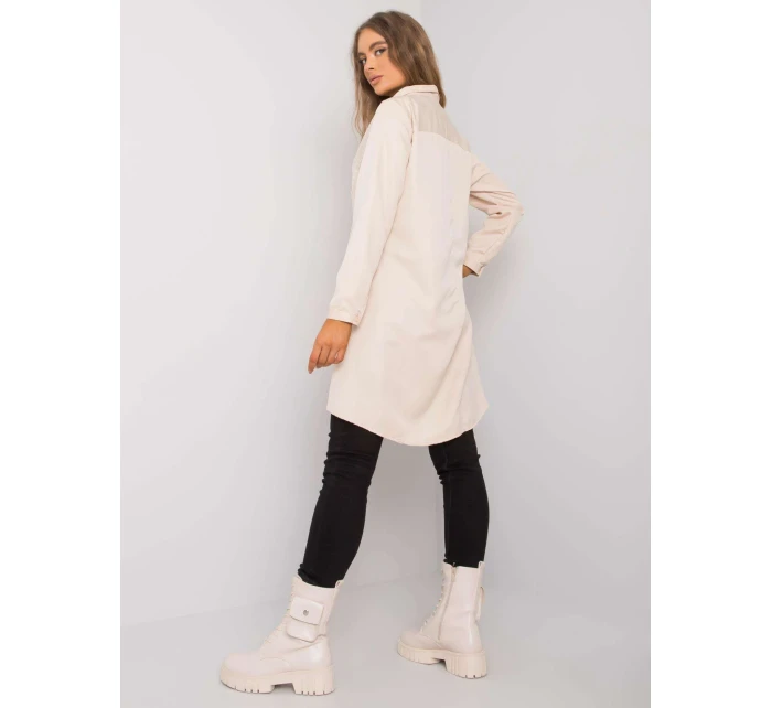 Košeľa EM KS 556.17 svetlo béžová