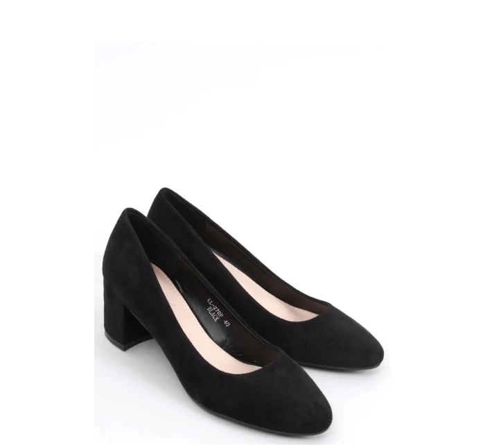 Dámske lodičky na stĺpikovom podpätku LL-270P čierna - Seastar Dámske lodičky na stĺpikovom podpätku LL-270P čierna - Seastar