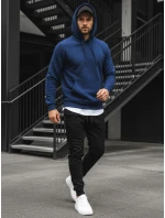 Pánska modrá mikina FashionStreet BX4684