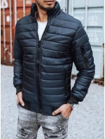 Pánská přechodná bunda prošívaná tmavě modrá Dstreet model 21963667 - FashionStreet