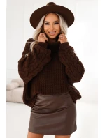 Teplý rolák oversize s širokými rukávy model 21794488 - numoco basic