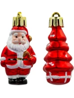 PLASTOVÉ TVAROVANIE OZDÔB BEZPEČNÝ VIANOČNÝ STROMČEK 10KS SĽUDA