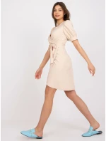 Šaty LK SK model 17404325 světle béžová - FPrice