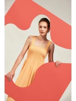 Dámske šaty SU-4038 peach - FPrice