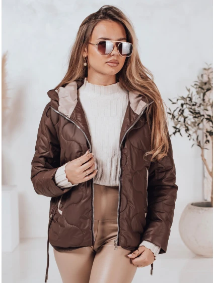 Dámska kávová bunda FashionStreet TY4239