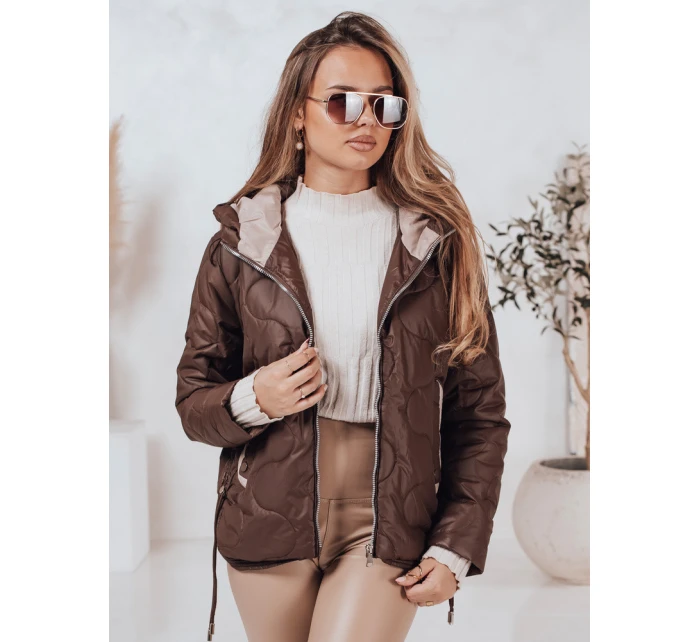 Dámska kávová bunda FashionStreet TY4239