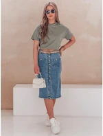 Džínová midi sukně modrá Dstreet model 21988031 - FashionStreet