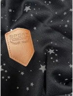 Tmavě modrá dámská mikina s kapucí a se vzorem model 21308806 - 6&8 Fashion