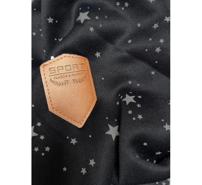 Tmavě modrá dámská mikina s kapucí a se vzorem model 21308806 - 6&8 Fashion