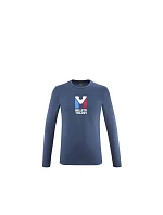 MILLET M Chamonix Tri Ts Ls tričko námornícka modrá pánske