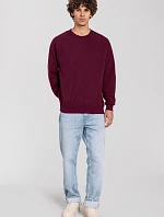 Mikina Fruit of the Loom Iconic 250 Set-In Sweat 16.2292 bordová