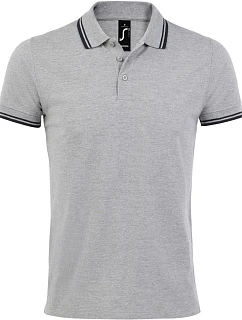 SOL'S Pasadena Men Pánské piqué polo grey navy model 22521843