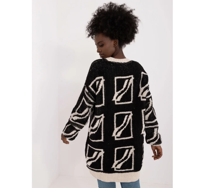 Sweter BA SW model 20301486 czarny - FPrice Sweter BA SW model 20301486 czarny - FPrice