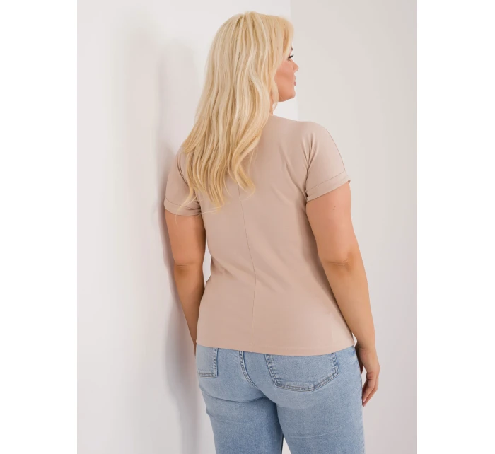 Tričko RV TS 9475.60 béžová Tričko RV TS 9475.60 béžová