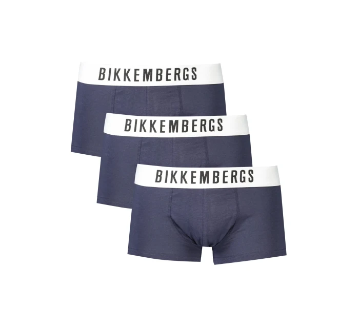 3PACK Pánske boxerky Bikkembergs tmavomodré 3PACK Pánske boxerky Bikkembergs tmavomodré
