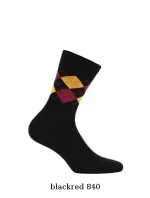 Pánske ponožky Wola Perfect Man vzorované W 94N03 Casual