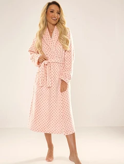 Dlouhý dámský župan model 17728936 Melanie S2XL - De Lafense