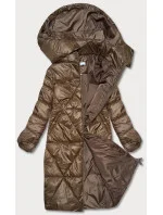 Hnedá dámska prechodná bunda (YP-22081-101)