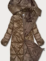 Dámska hnedá prechodná bunda (YP-22081-101)