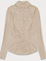 Dámske klasické béžové tričko (HH039-34)