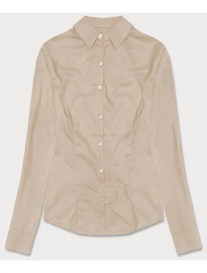 Klasická béžová dámská košile model 18302345 - J.STYLE