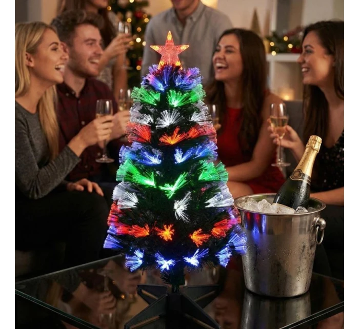 DEKORATÍVNY VIANOČNÝ STROMČEK VIACFAREBNÝ 90CM