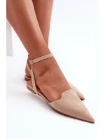 Wiązane Baleriny Eko Zamszowe Z Noskami W Szpic Beżowe Ellesara Wiązane Baleriny Eko Zamszowe Z Noskami W Szpic Beżowe Ellesara