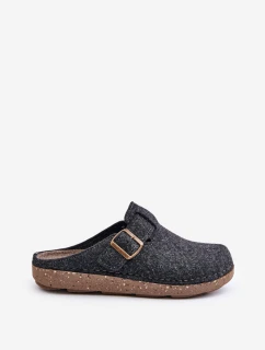 Pánské Pantofle S Přezkou Pantofle  Grafitové model 21677492 - Inblu