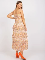 Dámske šaty EM SK Y6743 jasne oranžové