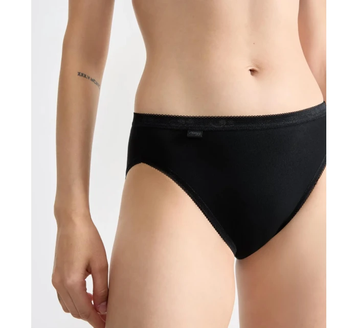 Dámské kalhotky Basic+ Tai - BLACK - černá 0004 - SLOGGI Dámské kalhotky Basic+ Tai - BLACK - černá 0004 - SLOGGI