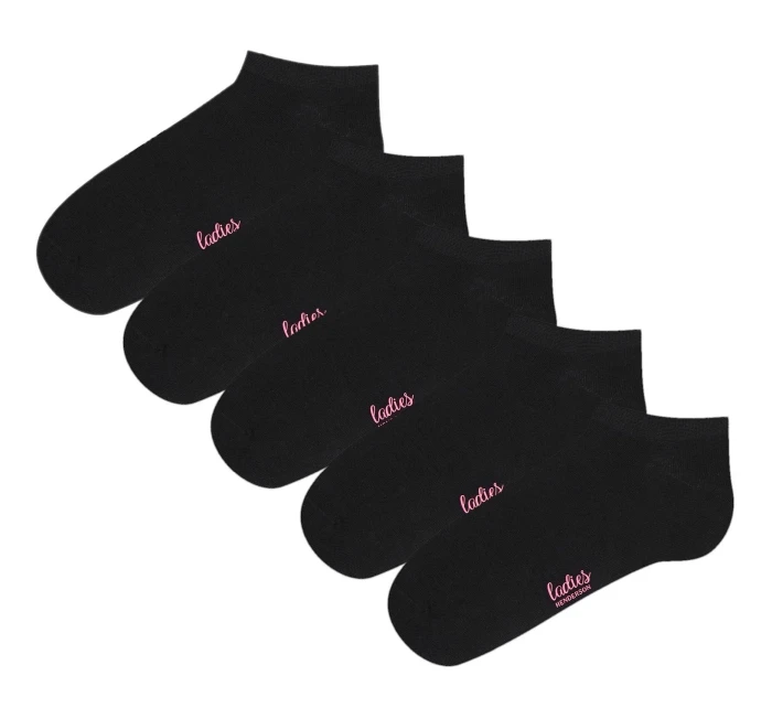 Dámske ponožky 5 pack 41607 Astria black - HENDERSON