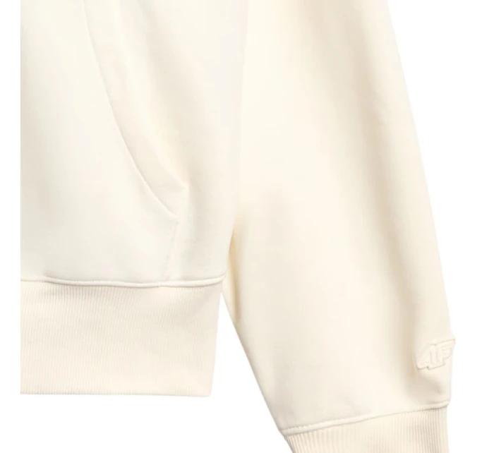 Dámská mikina krémová WAW25TSWS model 21394992 - 4F Dámská mikina krémová WAW25TSWS model 21394992 - 4F