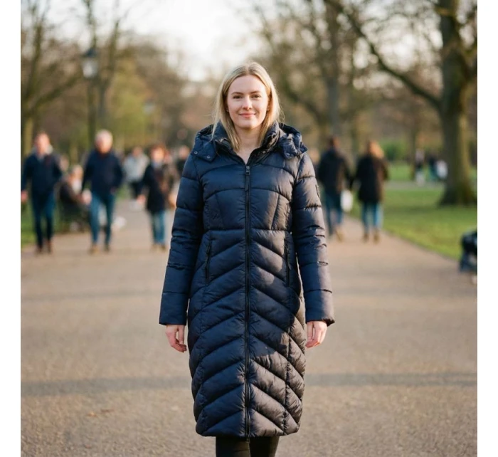 Geografické Norsko dámská bunda LONG NAVY DB LADY NAVY model 21768295 - Geographical Norway