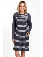 Talianska móda Oda long farba:print/graphite