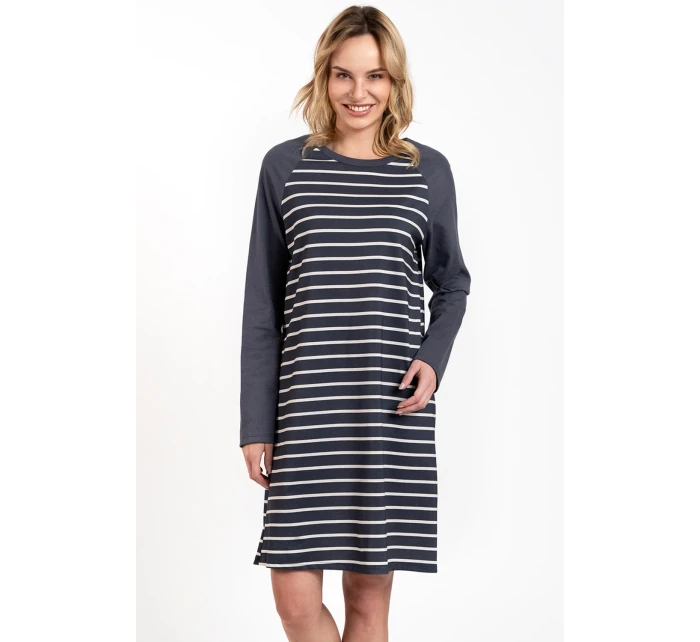 Talianska móda Oda long farba:print/graphite