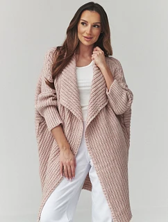 Zapínanie svetra model 226883 Makadamia