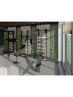 GYMNASTICKÝ REBRÍK ZÁBRADLIE A LAVIČKA LAVIČKA 733B