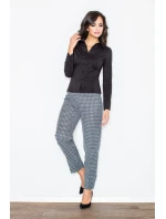 Košieľka Rachel M021 Black - Figl Košieľka Rachel M021 Black - Figl