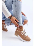 Sportovní obuv model 20985416 khaki Step in style - SWEET SHOES Sportovní obuv model 20985416 khaki Step in style - SWEET SHOES